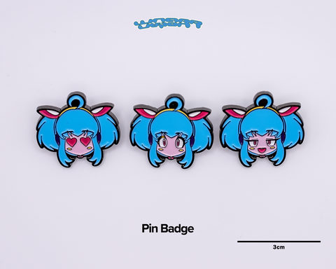 LUNA-Chan Pin Badge