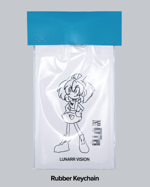 LUNA-Chan Rubber Keychain #1