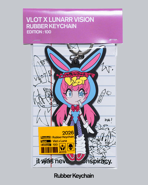 LUNA-Chan Rubber Keychain #2 VLOT X LUNA